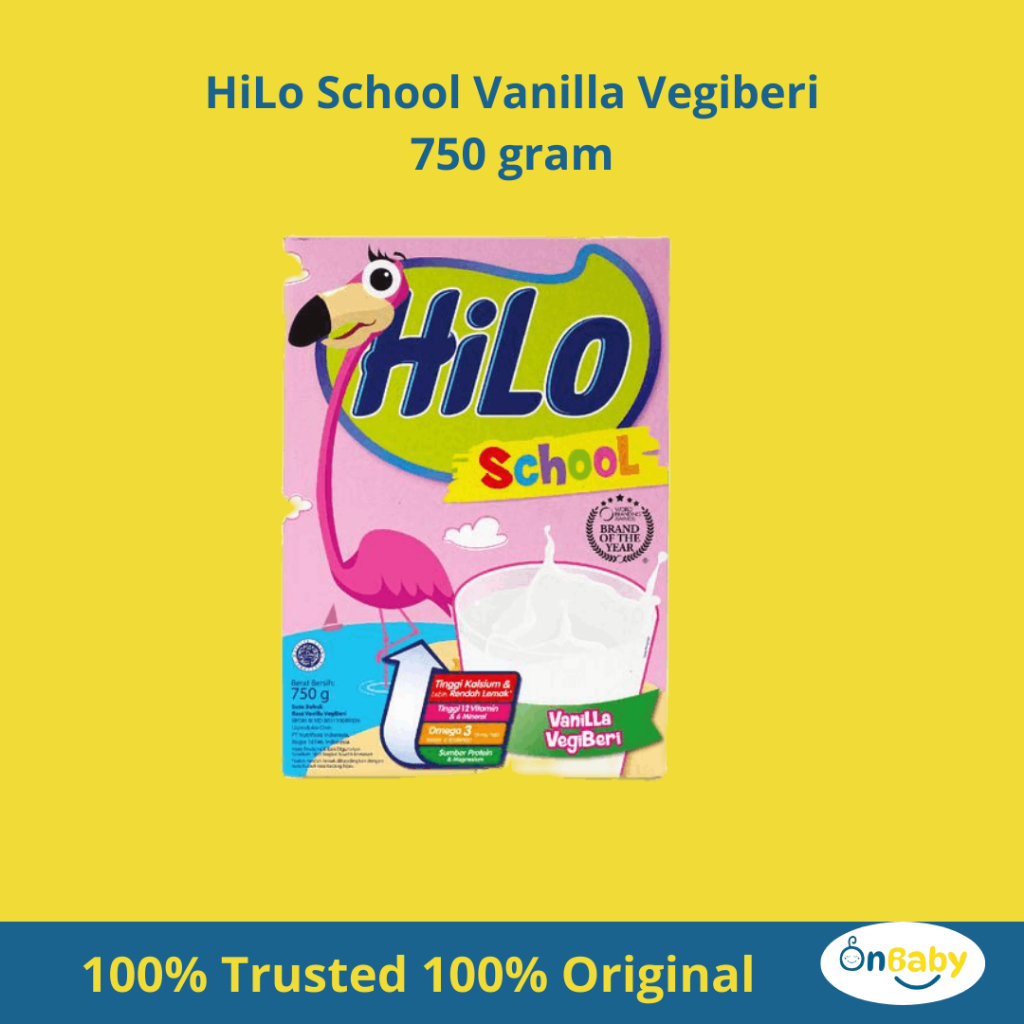 

HiLo School Vanilla Vegiberi 750 gram - Susu Tinggi Kalsium Rendah Lemak