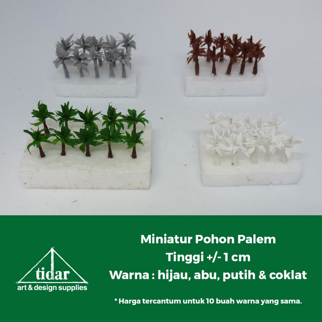 

[MR] MH - Miniatur Pohon Palem Tinggi 1 CM - Maket Tanaman Palm