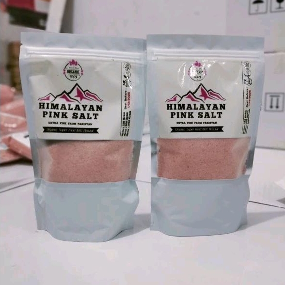 

Garam Himalaya Pink Salt Organic // Original Premium Asli 250 gram NON GMO