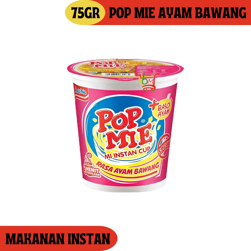 

Pop Mie Ayam Bawang Mie Instan Kuah Praktis Tinggal Seduh