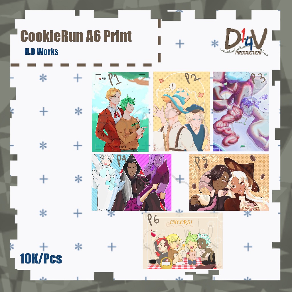 

Art Print A6 CookieRun, FanMerch