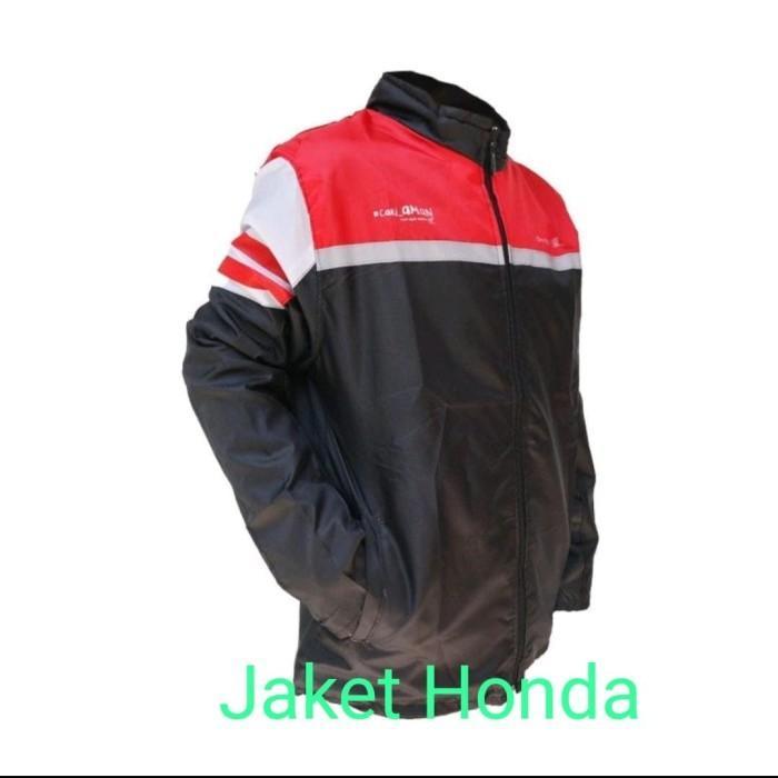 Jaket Motor Original Honda Kombinasi Hitam dan Merah SS