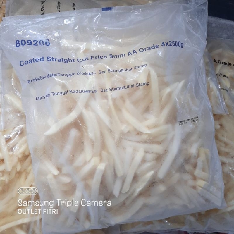 

[2,5kg] AVIKO Batter Coated Import - Shoestring Cut | Straight Cut - Kentang Berbumbu