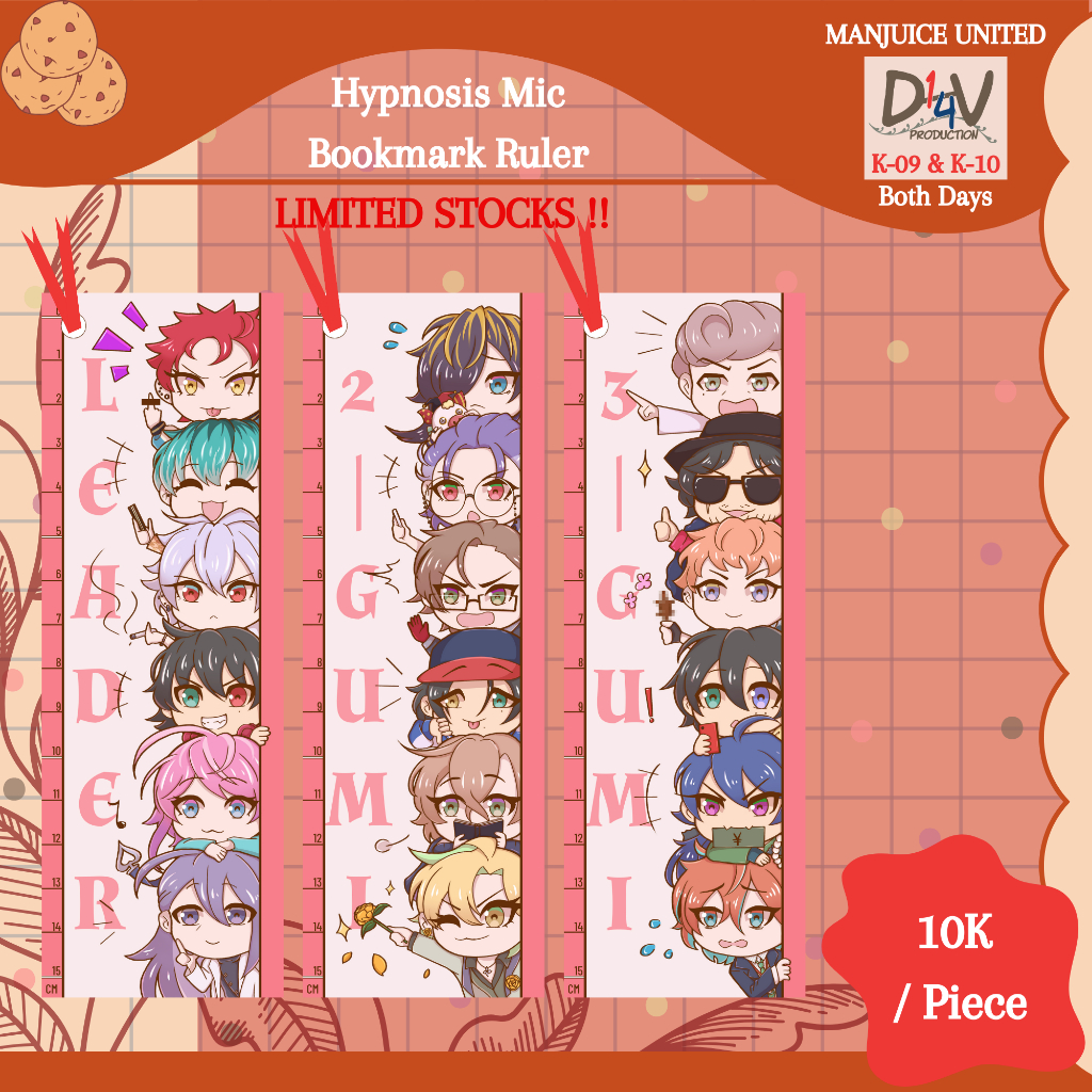 

Hypnosis Mic Bookmark/Ruler Print, FanMerch