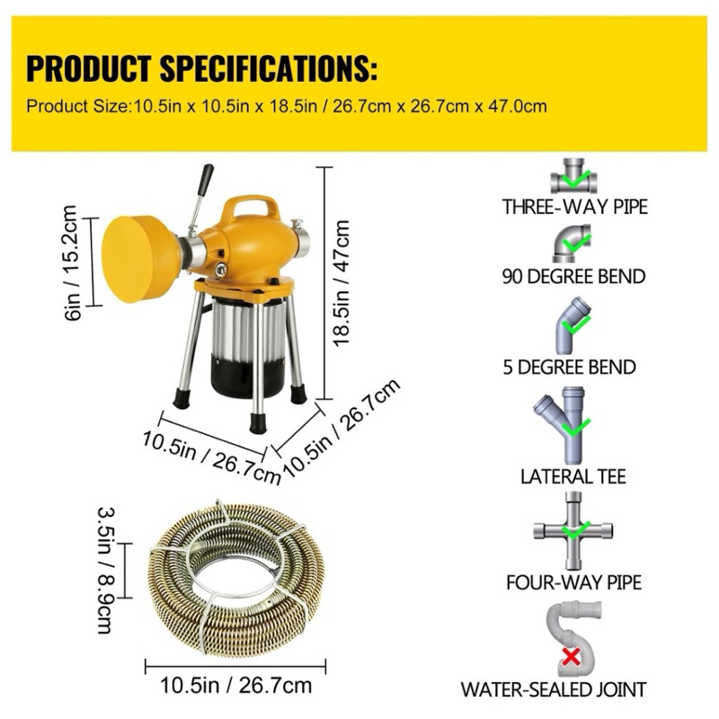 Drain Cleaner Ridgid Machine