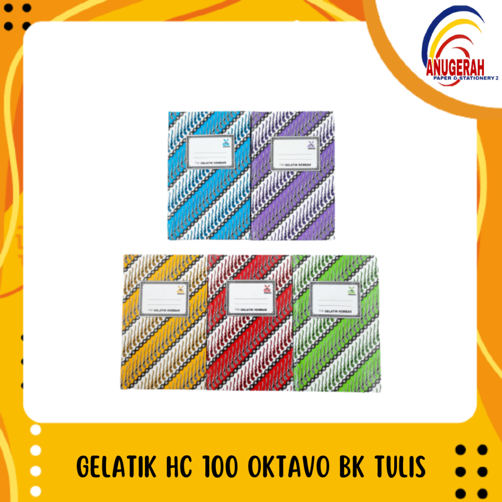 

GELATIK HC 100 OKTAVO BK TULIS (PCS)