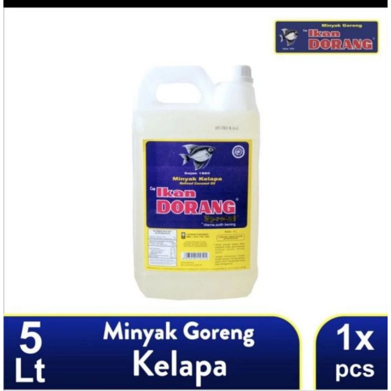 

minyak goreng kelapa ikan dorang spesial 5 liter