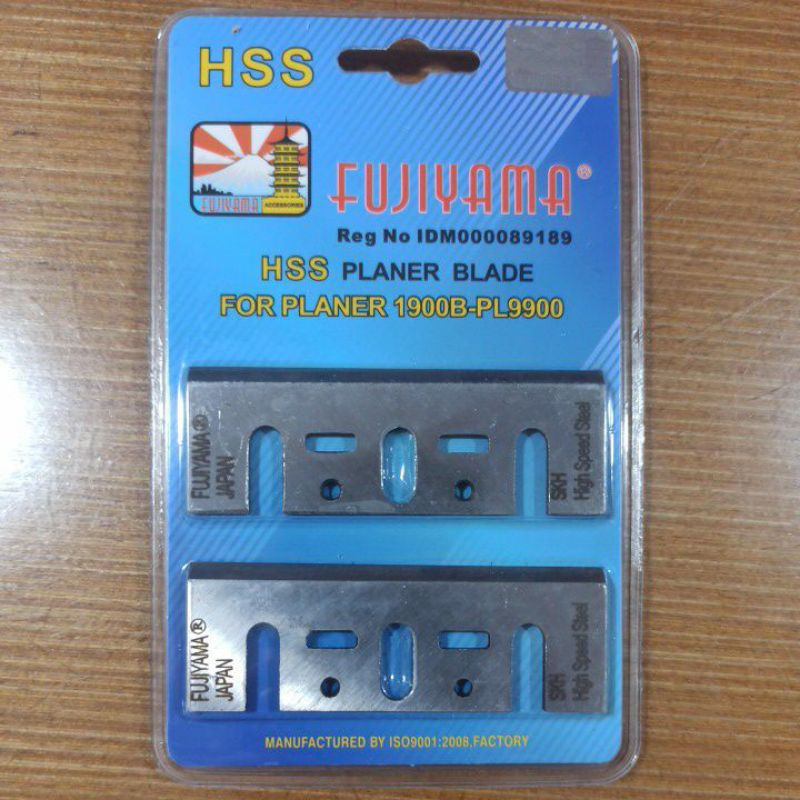 FUJIYAMA MATA KETAM HSS / Mata Pisau Mesin Serut Kayu HSS FUJIYAMA / Planer Blade/Mata mesin Ketam