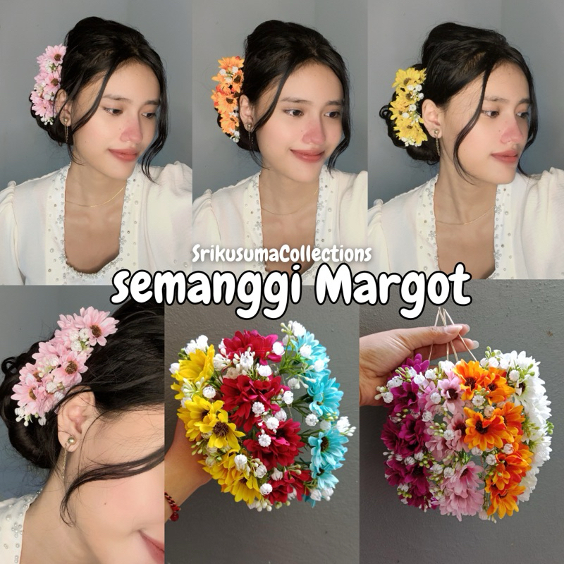 Semanggi Margot / Hair Flower Margot / Bunga Sanggul