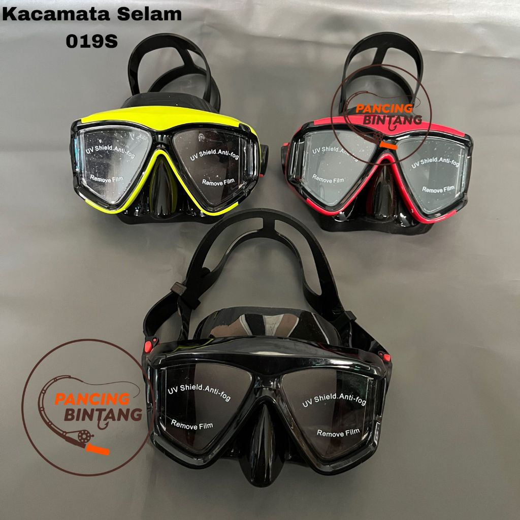 Kacamata Selam Dewasa Diving Snorkeling 019S Cowfish Removed Film P1042