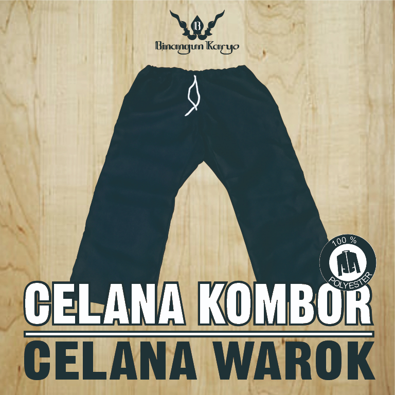 celana pencak silat/celana pencak silat komboran/celana kombor pencak silat/celana warok