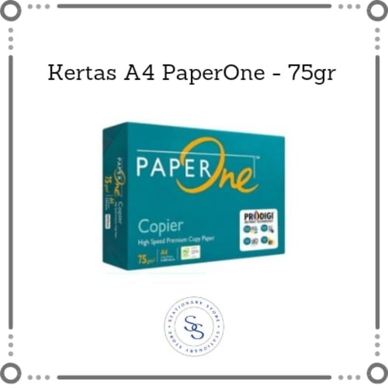 

Kertas HVS A4 75gr - Paper One