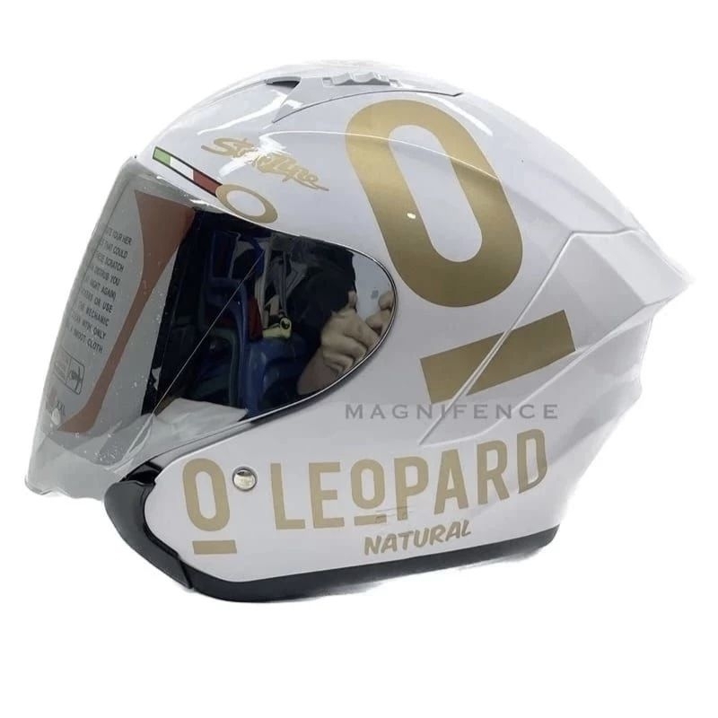 HELM DYR DY-15 PAKET GANTENG LEOPARD