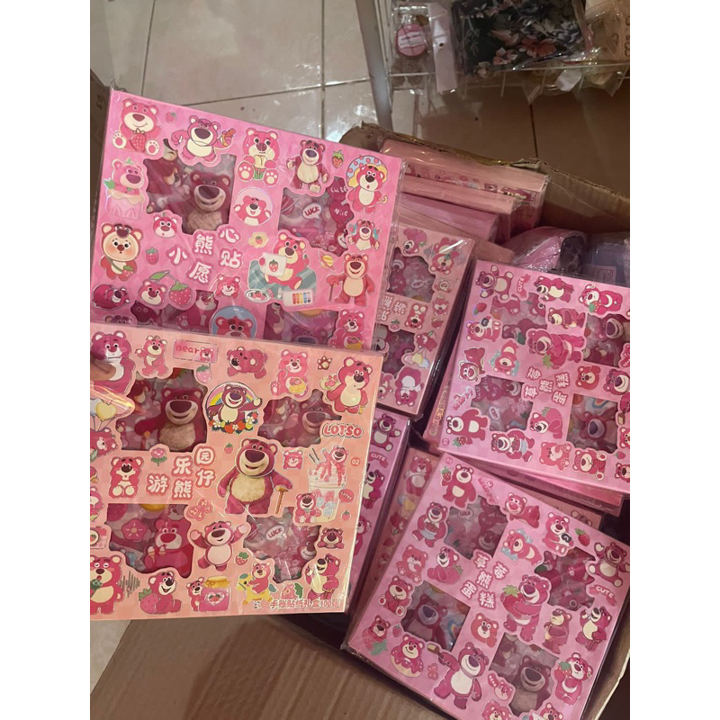 

STIKER BEAR LOTSO 1box ISI 100pcs