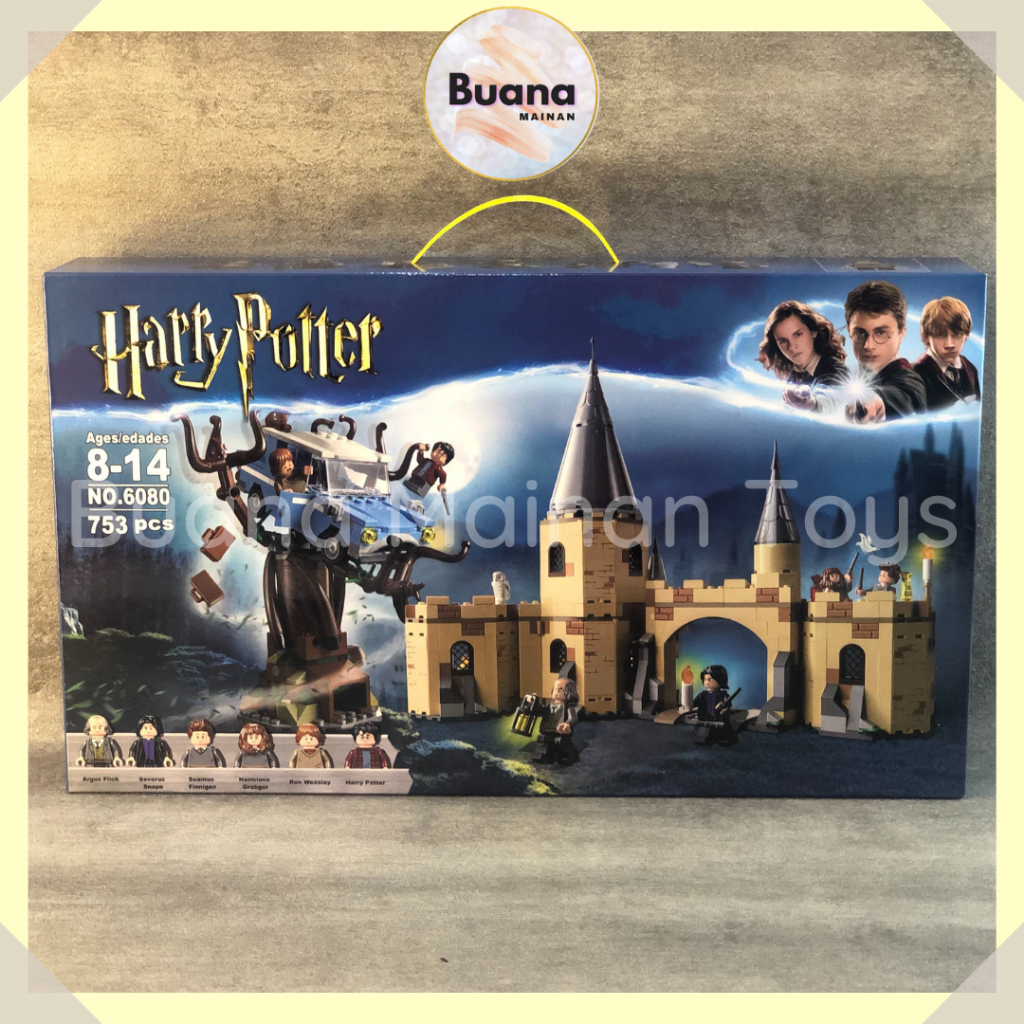 BRICK JUSTICE MAGICIAN WHOMPING WILLOW CASTLE MAINAN EDUKASI ANAK COWO CEWE BRICK BLOCK KASTIL PENYI