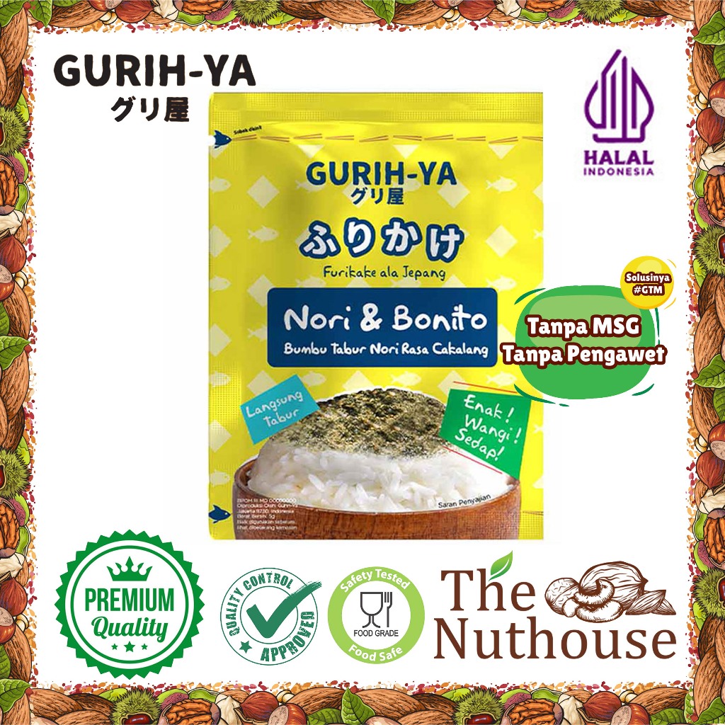 

GURIH YA Nori & Bonito Sachet / Bumbu Tabur Nori Rasa Cakalang 5.5gr HALAL