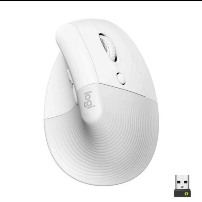 Logitech Ergo Series Lift - White Vertical Ergonomic Mouse