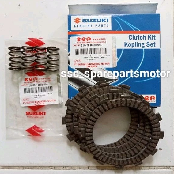Paket Per Kopling + Kampas Kopling Smash Shogun Suzuki