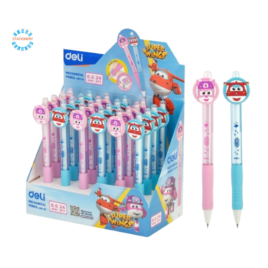 

PENSIL MEKANIK DELI U61700 SUPER WINGS 0.5 MM