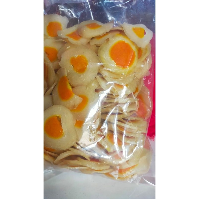 

Krupuk ikan telur asin premium 250gram krupuk mentah khas madura