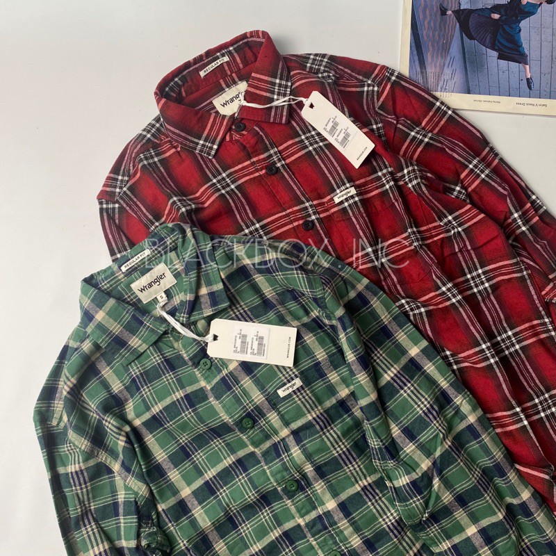 Wrangler kemeja flanel new original