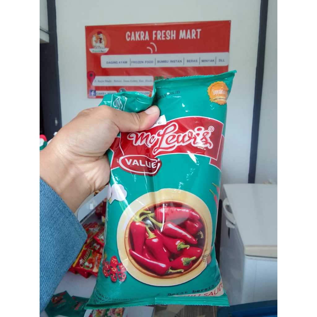 

saos pedas mc lewis/ saos extra pedas