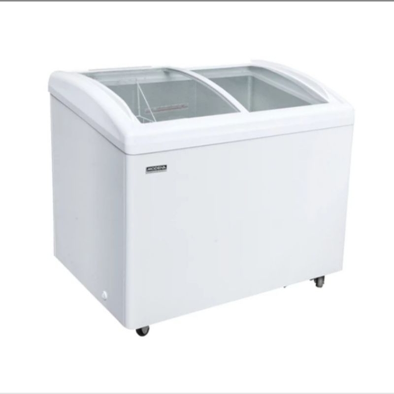 Chest Freezer Sliding Glass Modena MC-0335 | MC0335 336L 336 L kaca