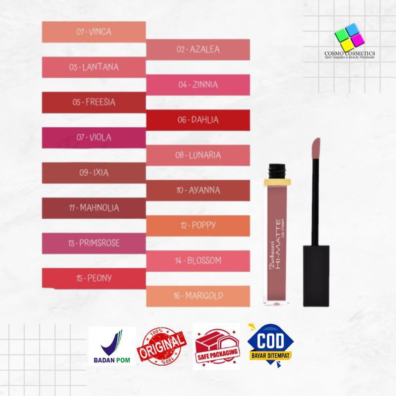 Purbasari matte Lip Cream