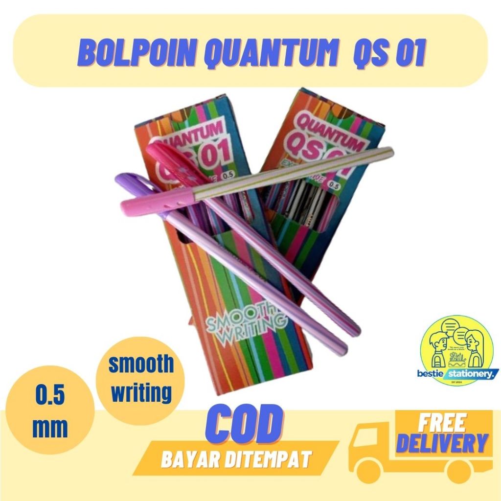 

JUAL SATUAN Bolpoint Quantum QS 01 0.5mm