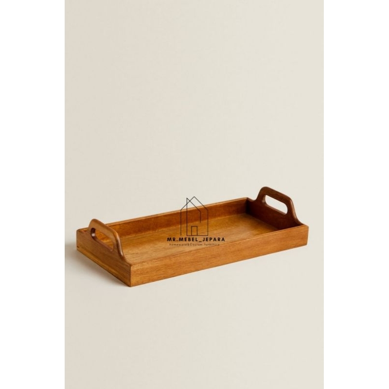 	 WOODEN TRAY / NAMPAN KAYU / NAMPAN / HANTARAN KAYU / NAMPAN ROTAN / NAMPAN JATI	