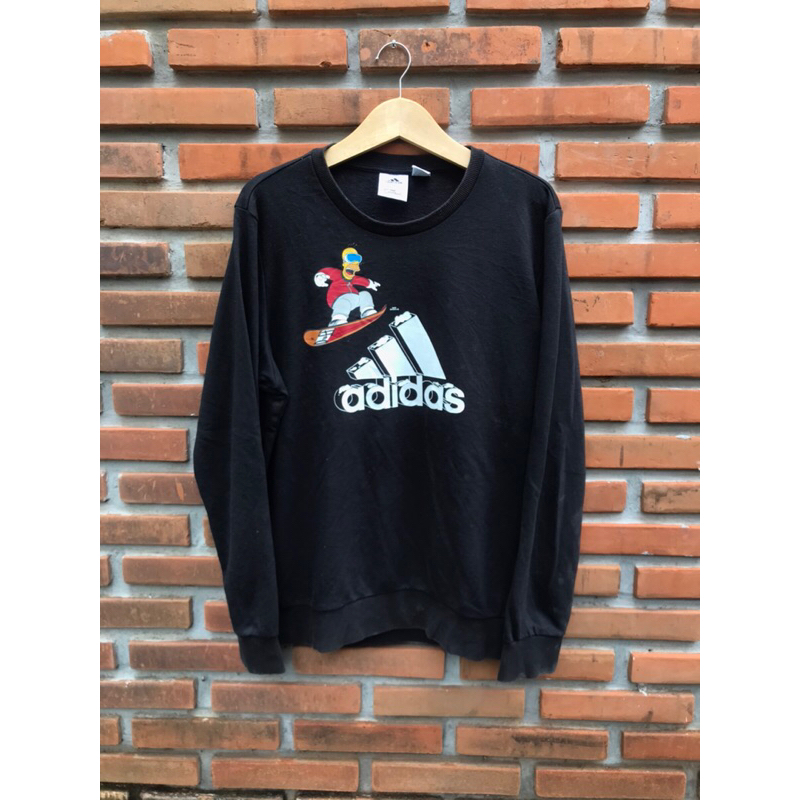 crewneck adidas x the simpsons
