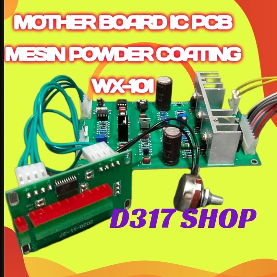 PCB IC Controller Board Mesin Powder Coating WX-101