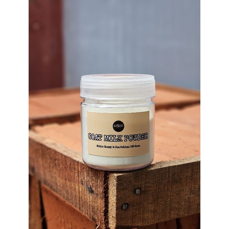 

AYRUS DOG FOOD - Goat Milk Powder (Extra Honey & Bee Pollen) Susu Kambing Etawa Bubuk Tambahan Susu Untuk Kitten Puppu Anjing Kucing