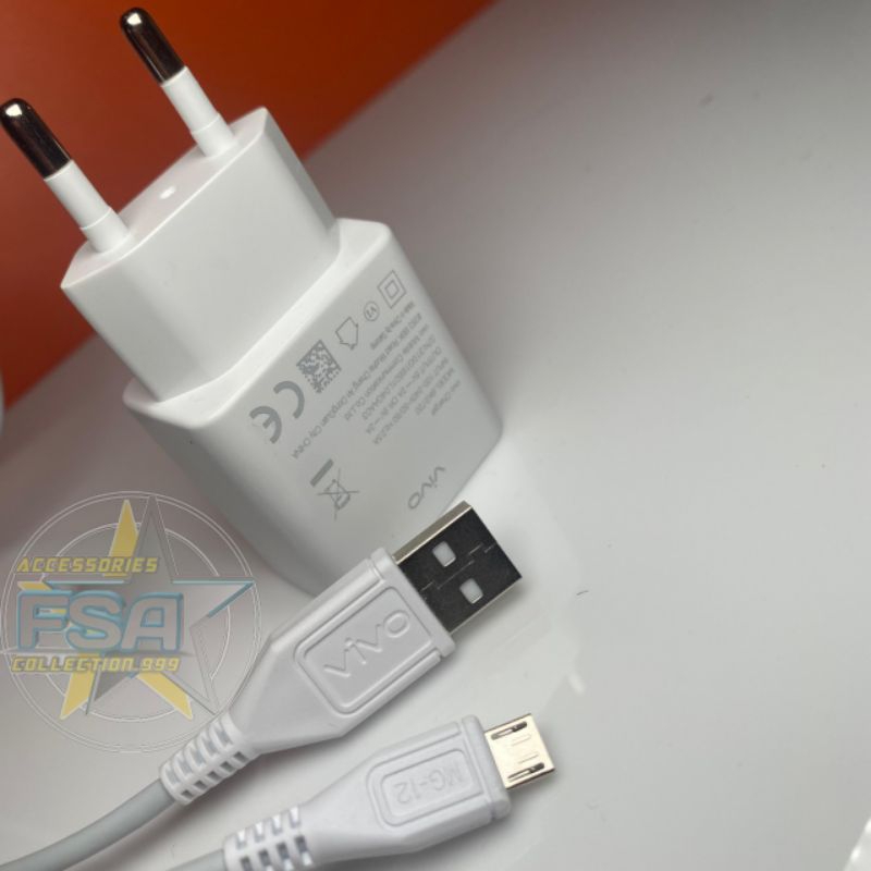 CHARGER CASAN CAS VIVO MICRO FAST CHARGING TYPE  V7 V9 V11 V15 Y81 Y53 Y91 Y12 Y17 Y19 Y20 S1 Z1 Pro