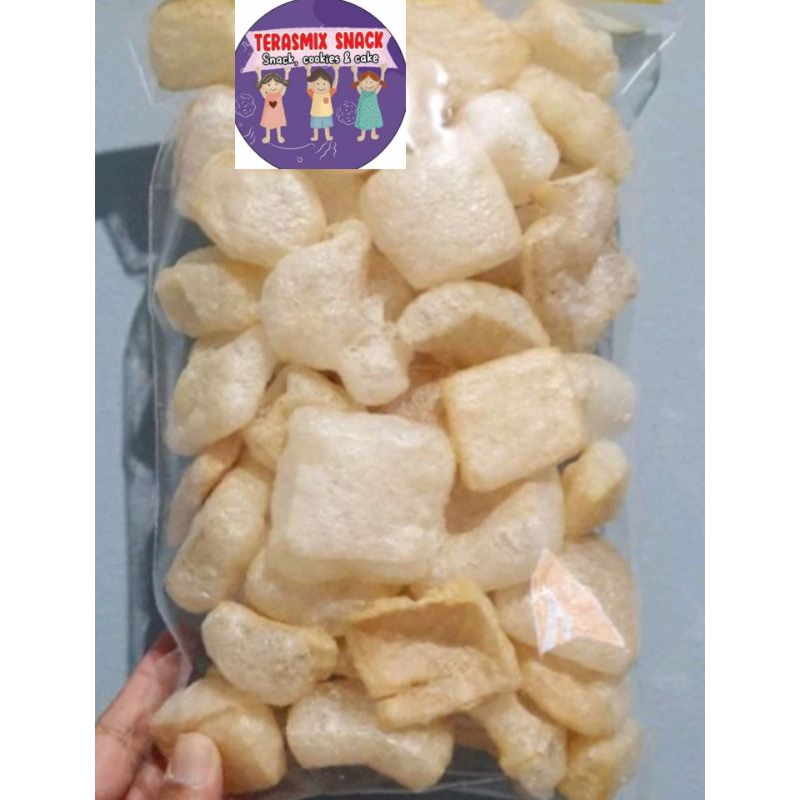 

Kerupuk Kulit Sapi Asli Gurih Renyah 75gram - Terasmix Snack