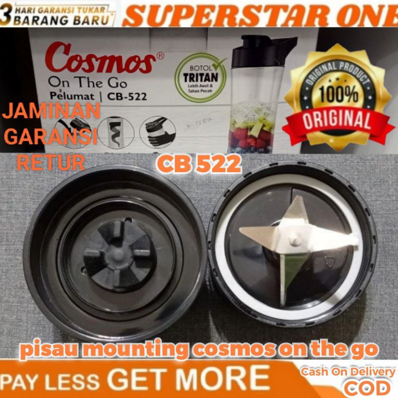 pisau monting/pisau set mounting cb 522 cosmos on the go hand blender