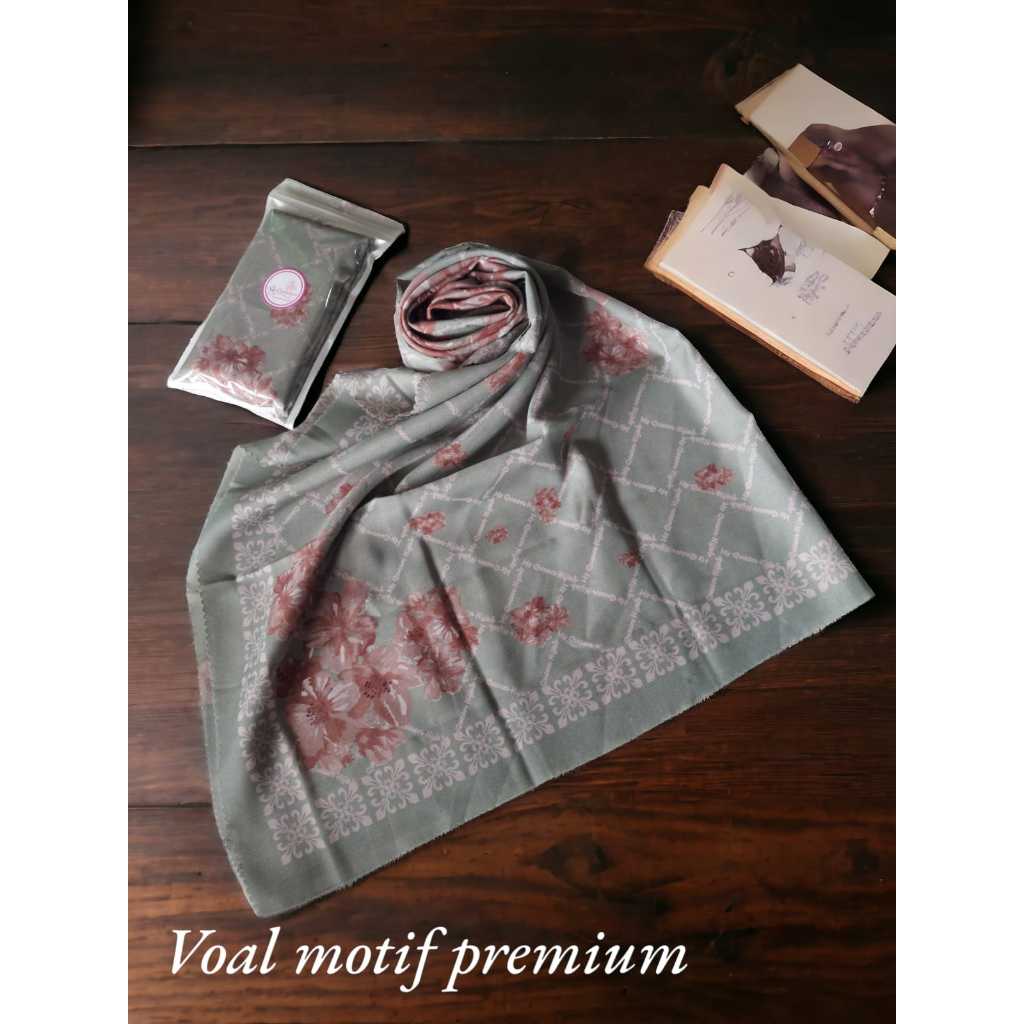 ijab segiempat Voal Miracle Oskara MOTIF Laser Cut