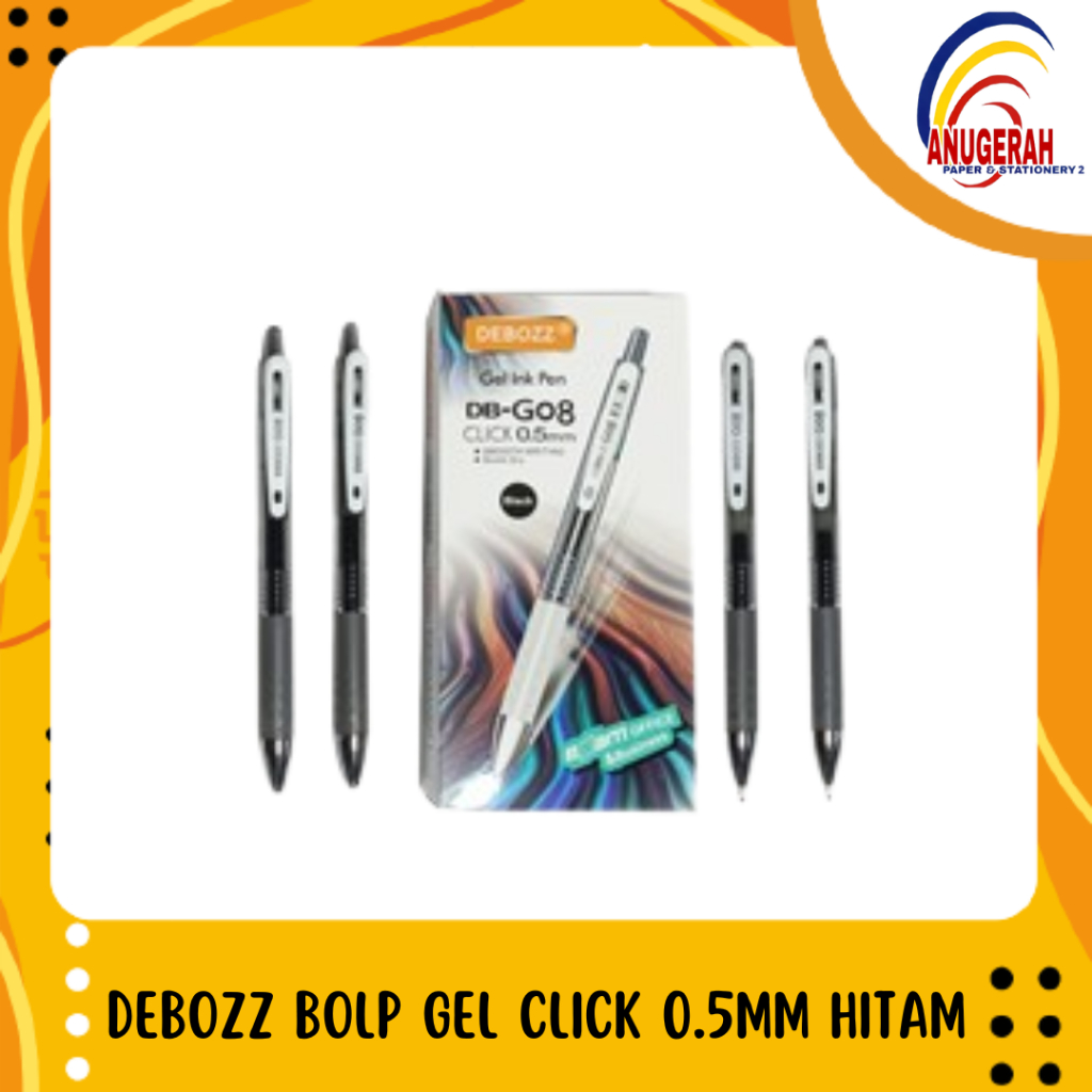 

DEBOZZ BOLP GEL CLICK 0.5MM HITAM (PCS)