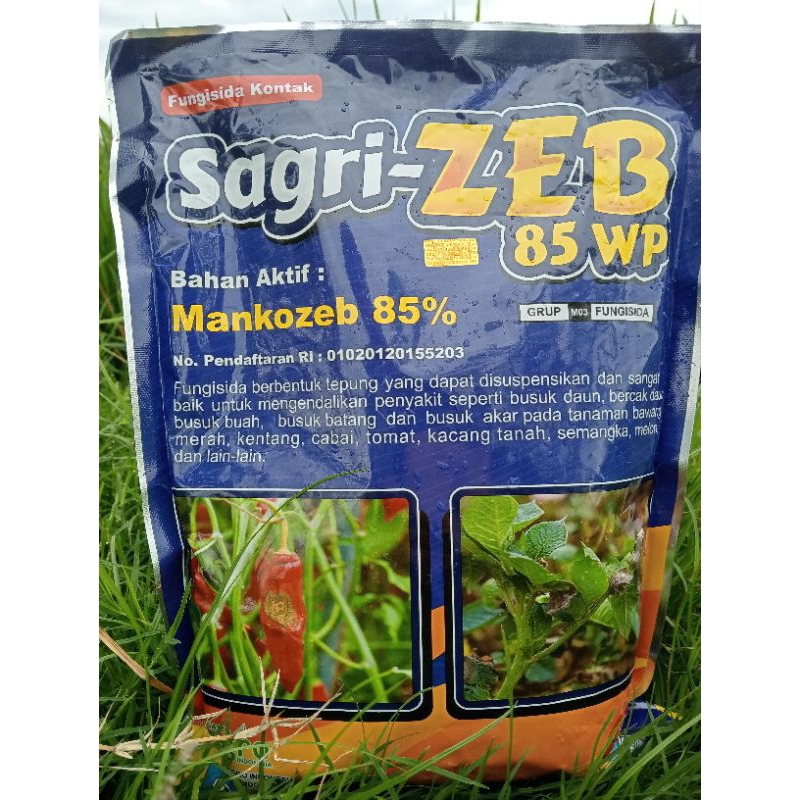 Fungisida Sagrizeb Mankozeb 85% kemasan 800gr