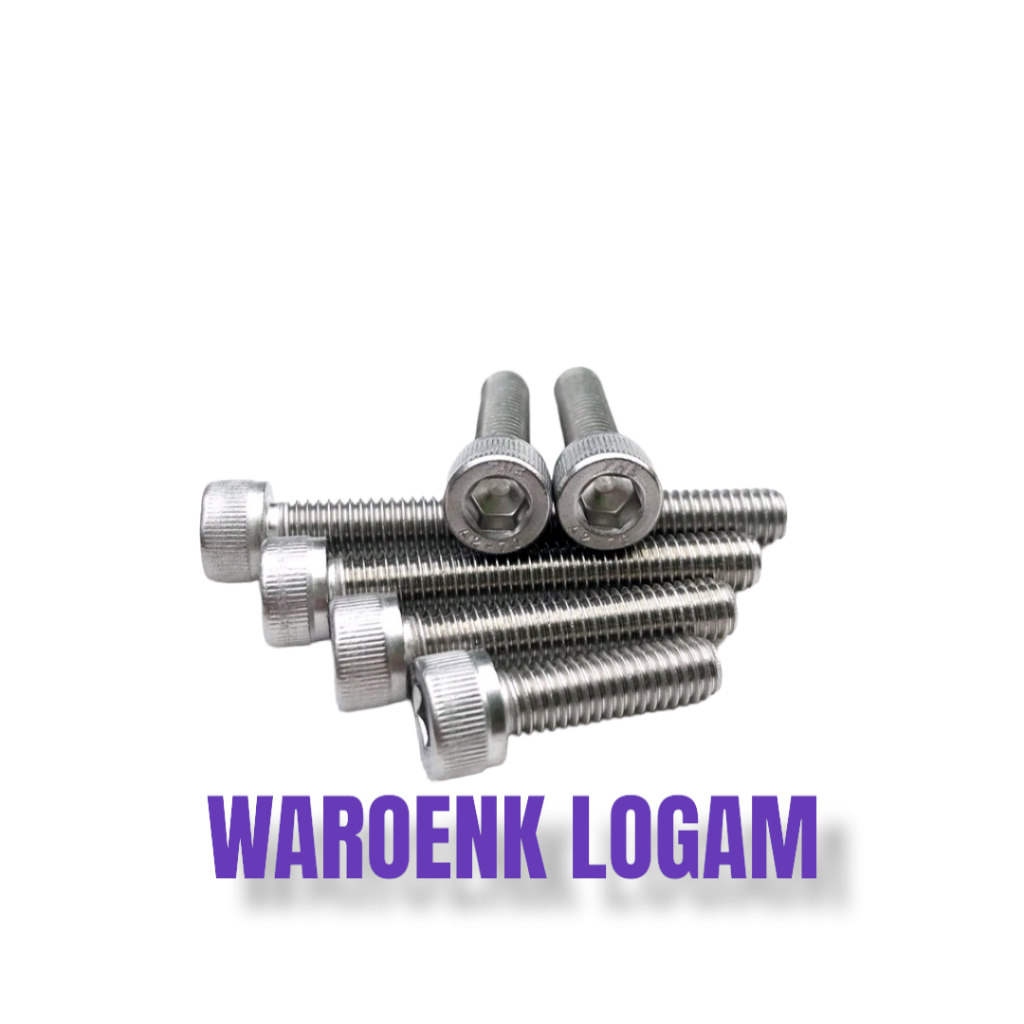 BAUT L STAINLESS M5 x 35 (3.5CM) 5x35 DRAT 8 SUS 304 THE A2-70