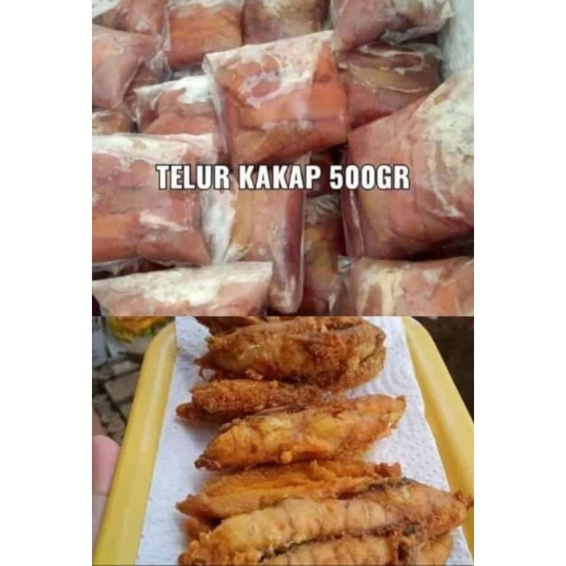 

Telur ikan Kakap 500gr