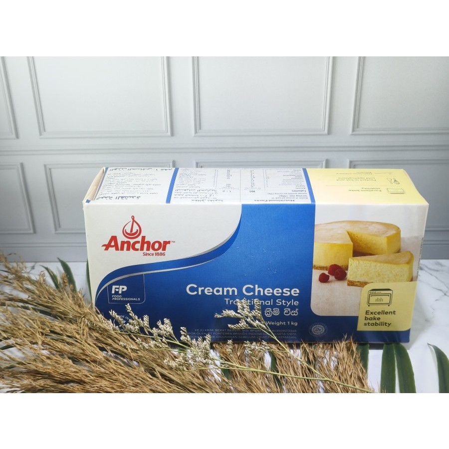 

Anchor Cream Cheese 1 kg / Cream Cheese kemasan asli Original