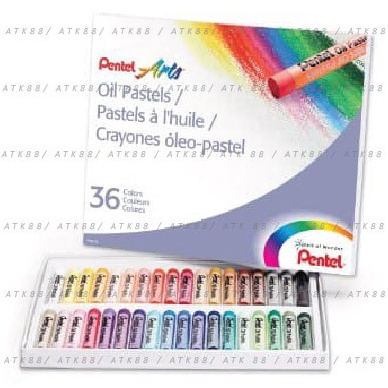 

Baru Crayon Oil Pastel Pentel 36 Warna NG