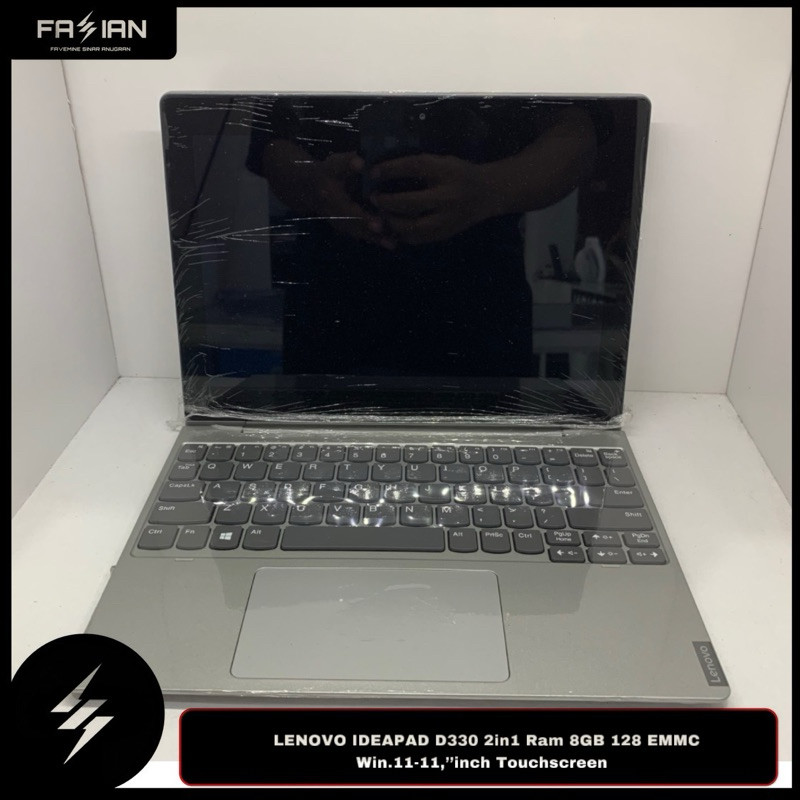 LENOVO IDEAPAD D330 2in1 Ram 8GB 128 EMMC Win.11-11,’’inch Touchscreen