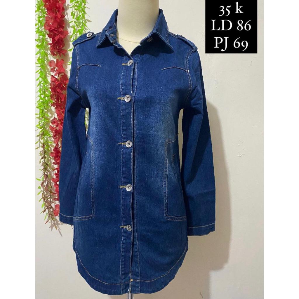 PRELOVED JACKET JEANS WANITA
