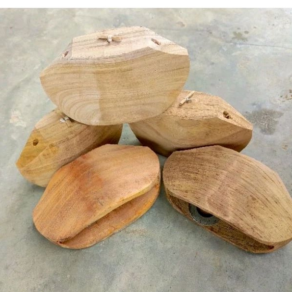 Artavela45 Klontongan Sapi Lonceng Sapi Kayu Jati Uk. Besar