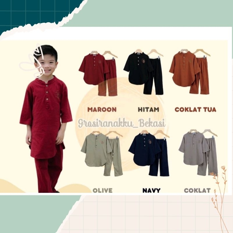 Koko Habibi Baju Koko Anak Set Baju Koko Anak