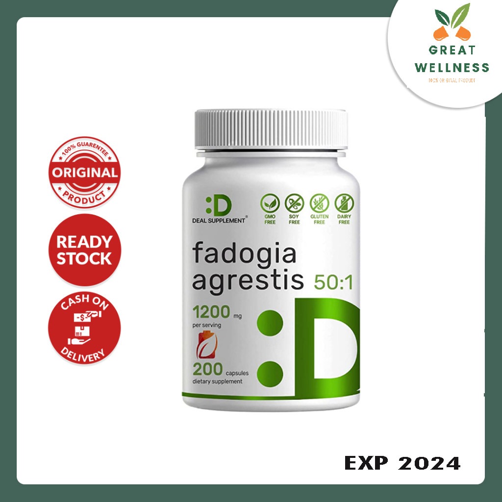 (DIJAMIN ASLI) Deal Eagleshine Fadogia Agrestis 1200mg 200 Kapsul Testosteron Booster