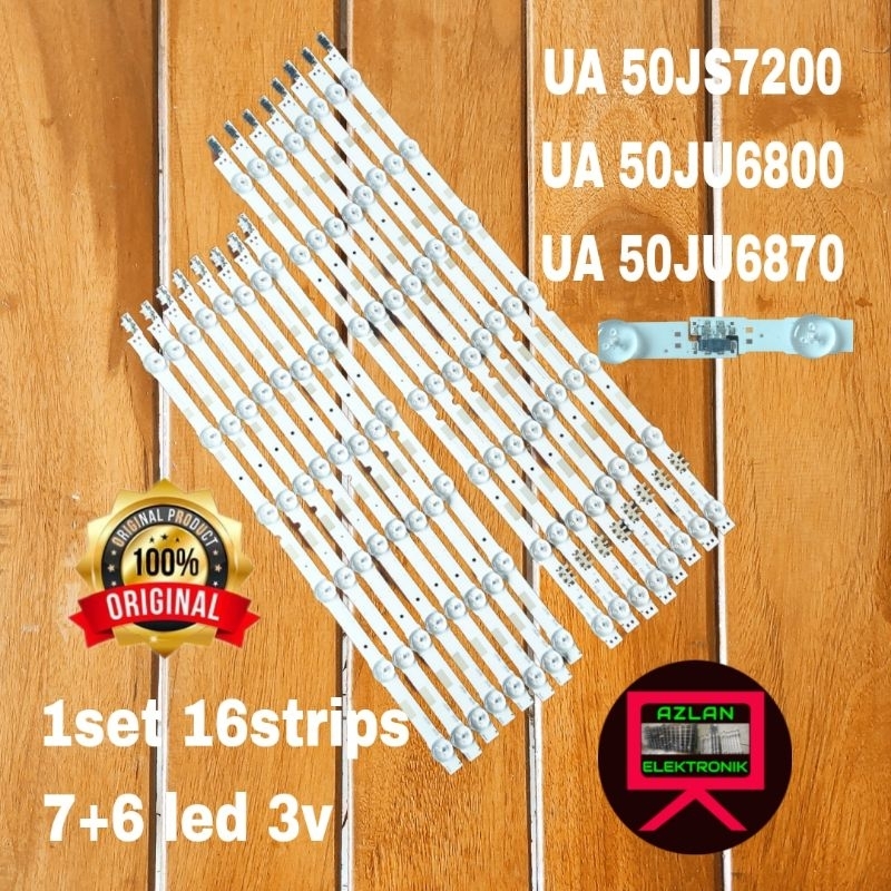 BACKLIGHT LED TV SAMSUNG 50" UA50JS7200 50JS7200 50JU6800 7+6LED