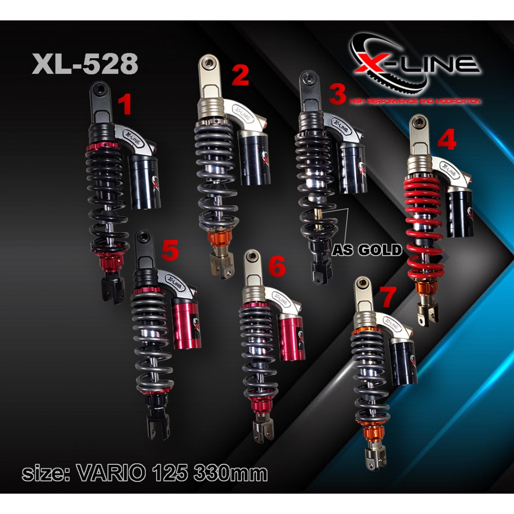 Shockbreaker Tabung Motor Vario 125, 150 XLine 528 Series